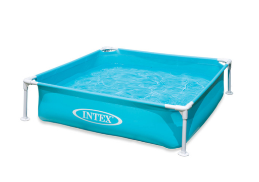 [214159] Intex | Zwembad Mini Frame Kinderzwembad Vierkant Blauw 122x122x30cm