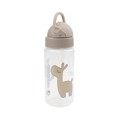 [430275] Done by deer | DRINKBEKER, 350 ml, Straw Bottle, Lalee, sand, print lama, PP, deksel, rietje, 1 stuk(s), 24