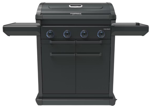 [410854] BARBECUE, 4 Series Onyx S, gas, black, zwart, 135 x 64 x 121 cm, 4 branders, zijbrander, Instaclean Aqua, 12 pers