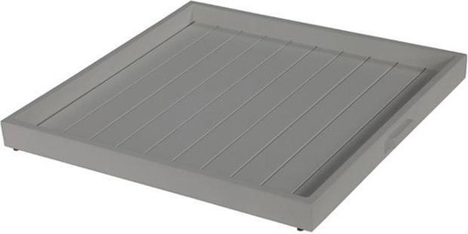 [300306] Garden Imp. | Dienblad James Carbon Aluminium Vierkant Grijs 60x60x5cm