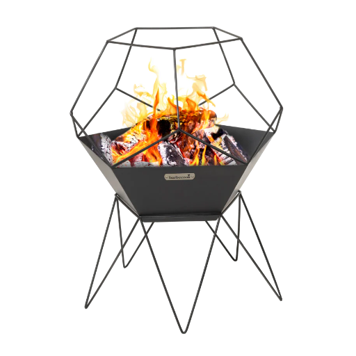 [378157] TERRASVERWARMER, vuurkorf, Jura, gelakt plaatstaal, 60 x 60 x 75 c