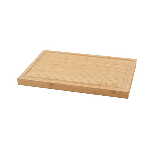 [444489] SNIJPLANK, S, 46.5 x 28 x 2.8 cm, naturel, uni, bamboe, dubbelzijdig bruikbaar, met sapgeul