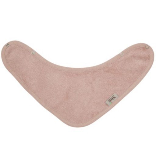 [430506] Timboo | Spuugdoekje/Bandana Dubbellaags Drukknopensluiting Bamboe Misty Rose 36x20cm