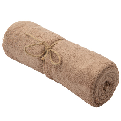 [451110] HANDDOEK, Timboo, Large, savannah sand, bruin, uni, bamboe, 74x110cm, 90% bamboe/10% pol., 1 stuk