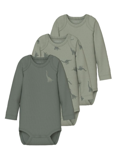 [509912] NBMBODY 3P LS GREEN DINO NOOS Size 56