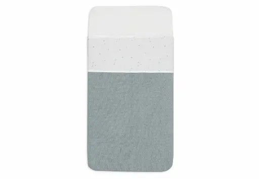 [510629] Jollein | Laken Wieg Twinkling Sea Green Groen 75x100cm 