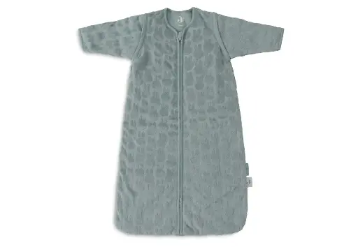 [510654] Sleeping Bag with Rem. Sleeves 90cm Miffy Jacquard Sea Green