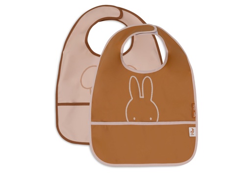 [510720] Bib Waterproof Miffy Peekaboo Wild Rose (2pack)