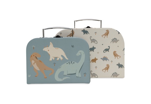 [510759] Jollein | Koffer Roarsome Speelkoffer 2-pack