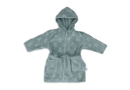 [510761] Bathrobe 1-2 jaar Miffy Jacquard Sea Green