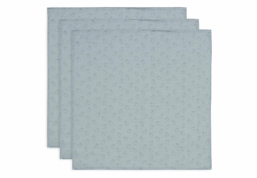 [510855] Jollein | Tetra Doek Miffy Silhouettes Sea Green 70x70cm 3-pack