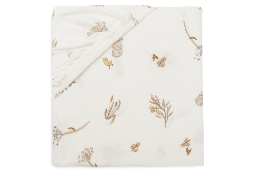 [510895] Fitted Sheet Jersey 60x120cm Riverside