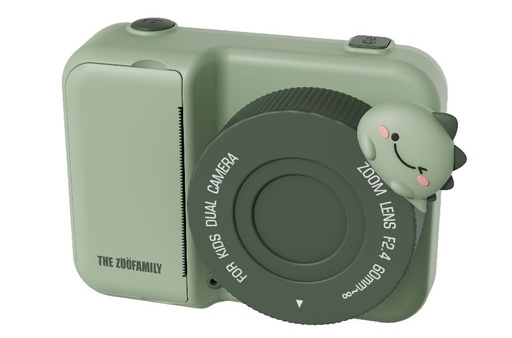 [486024] FOTOTOESTEL, urban zoo, dino, groen, 32GB, micro SD, ⤯ 3 inch, 48MP + 2 MP, 9.8x6.4 cm, Lithium Ion, 5-10 J