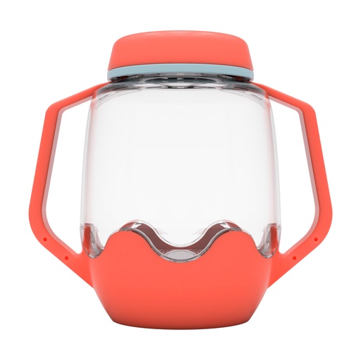 [485785] BADSPEELGOED, sensory playcup, roze, met activiteiten, af 18M