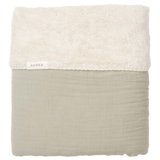 [472733] DEKEN, 75x100cm, teddy faro sage, pebble|terra, TOG 2.9