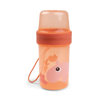 [456678] Done by Deer | Bewaarpotje To Go 2-way Snack Container Ozzo Papaya 150ml/320ml