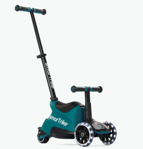 [518442] LOOPFIETS, Xtend Scooter+Ride On Teal, Petrol Green