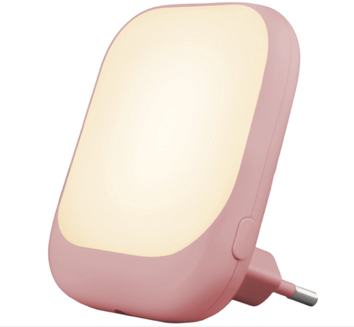 [518795] NACHTLAMP, Automatisch nachtlampje, rose, vierkant, rose, 3 standen helderheid 
