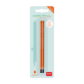 [521104] Legami | Balpen vulling Lovely Friends Orange 2st