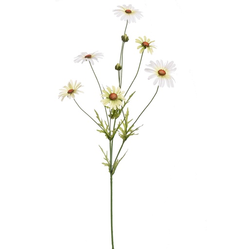 [521486] LARGE DAISY SPRAY 92CM CREAM