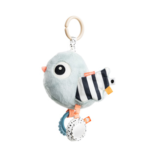 [477993] Done By Deer | Maxi-Cosi Hanger Activity Sensory Toy Birdee Textiel Blauw +3M