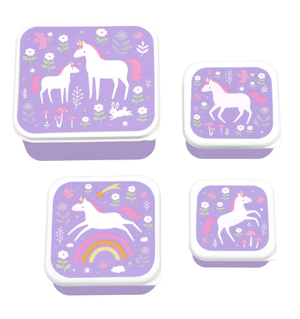 [522543] A Lovely Little Company | Bewaarpotje Lunch & Snack Box Unicorn Dreams
