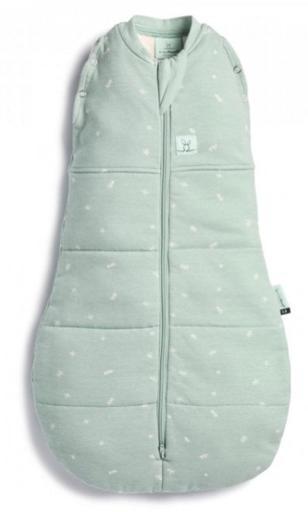[403717] SLAAPZAK, 60cm, ZM, 2.5TOG, sage green Cocoon Swaddle Bag, Warm Pouch, bio katoen