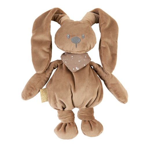 [522534] Nattou | Pluche Knuffel Konijn Glow In The Dark Mokka Bruin 30cm