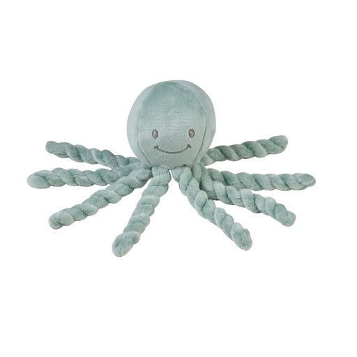 [522544] Nattou | Pluche Knuffel Lapidou Octopus Kopergroen