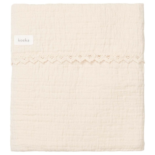 [523370] Koeka | Wiegdeken lace Elba Natural