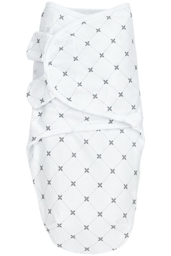 [524148] Meyco | Inbakeren Mrs keizer Louis grey 0-3 maanden