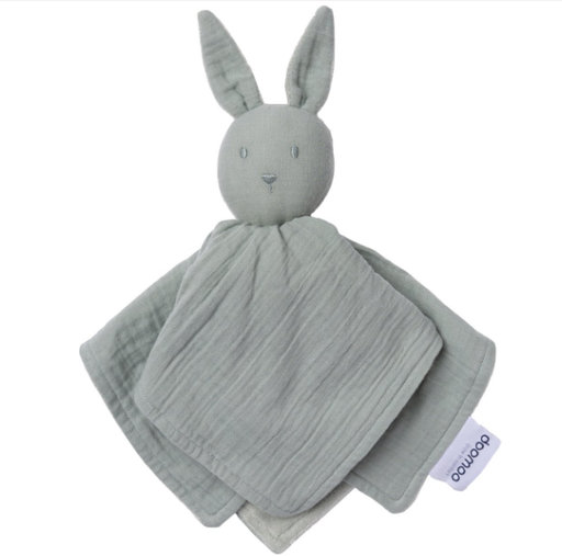 [481403] Doomoo | Knuffeldoek Doudou You&Me Konijn-Beer Groen