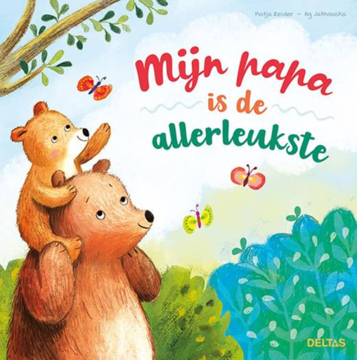 [435541] BOEK, mijn papa is de allerleukste, Katja Reider, papabeer met zijn kindje