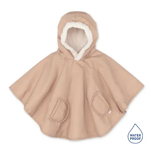 [525071] Bemini | Reisponcho waterdicht teddy natural 9-36 M