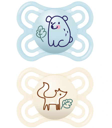 [527456] MAM | Zuigspeen Perfect silicon 0-6 blauw