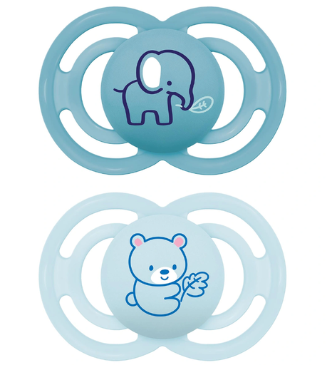 [527459] MAM | Zuigspeen Perfect silicon 6-16 blauw