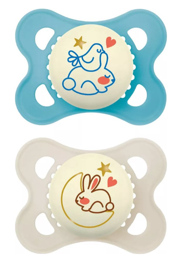 [527492] MAM | Zuigspeen Original Night silicon 0-6 blauw