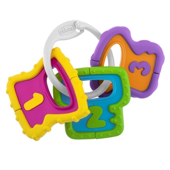 [529937] Chicco | Rammelaar Sleutelbos Easy Grasp Keys 3-18mdn