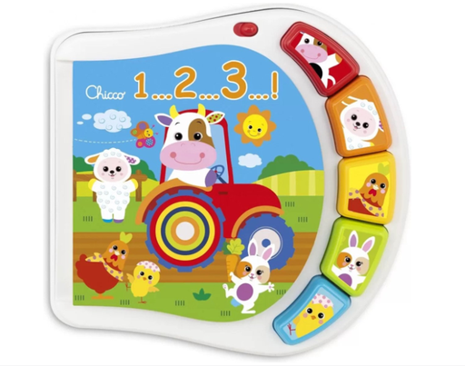 [530012] Chicco | Geluidenboek Counting Farm 6-36mdn