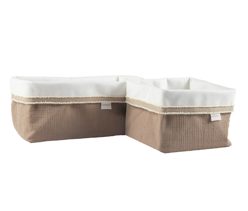 [531038] Pericles | Verzorgingsmand Chocolate Bruin 2-pack