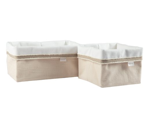 [531039] Pericles | Verzorgingsmand Creme Ecru 2-pack