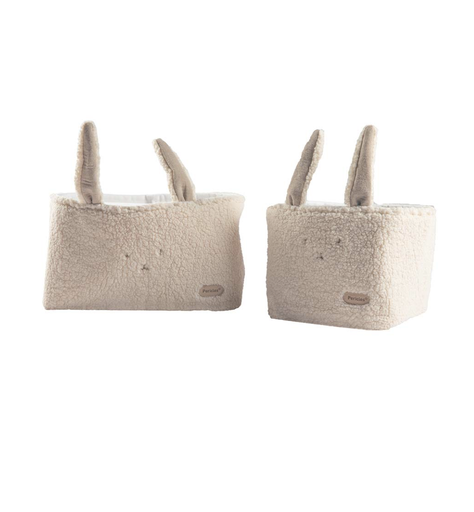 [531040] Pericles | Verzorgingsmand Rabbit Set Ecru 2-pack