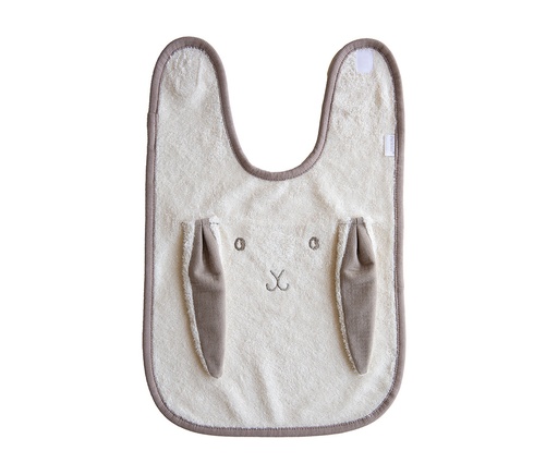 [531045] Pericles | Slabbetje Creme/Rabbit Large