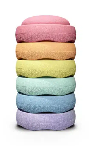 [531183] Stapelstein | Original Mini Rainbow Pastel