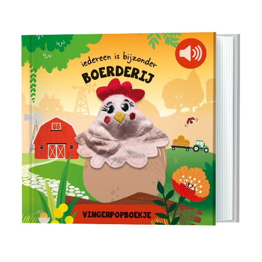 [531233] De Lantaarn | Boek Boerderij Vingerpopboekjes 
