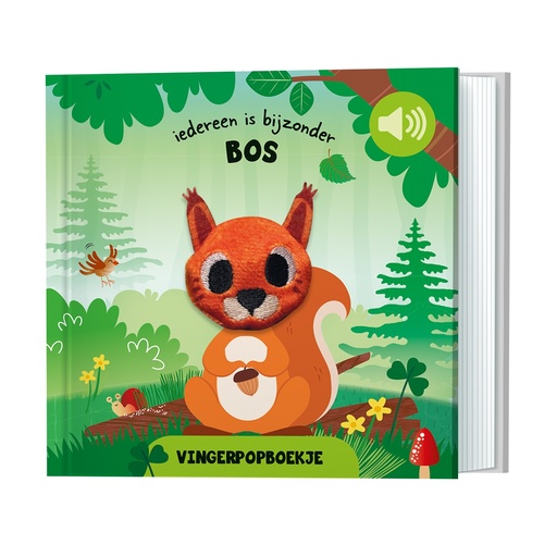 [531397] De Lantaarn | Boek Bos Vingerpopboekjes 