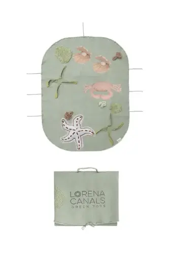 [531425] Lorena Canals | Speeltapijt Green Toy Set Under The Sea 50x65cm