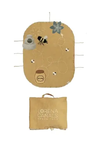 [531428] Lorena Canals | Speeltapijt Green Toy Set From Nectar To Honey 50x65cm