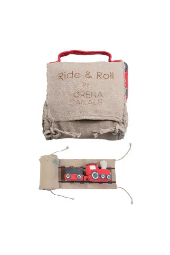 [531456] Lorena Canals | Ride & Roll Train Train: 14 x 30 x 12 cm
Road: 20 x 400 cm
