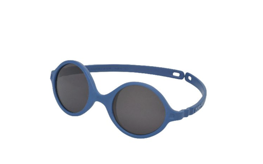 [384660] ZONNEBRIL, Diabola 2.0, denim, 0-6m en 6-12m omkeerb frame, blauw, klasse 4, verstelbare band, blue blocker, in etui